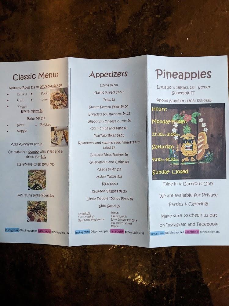 Pineapple's Menu image 2