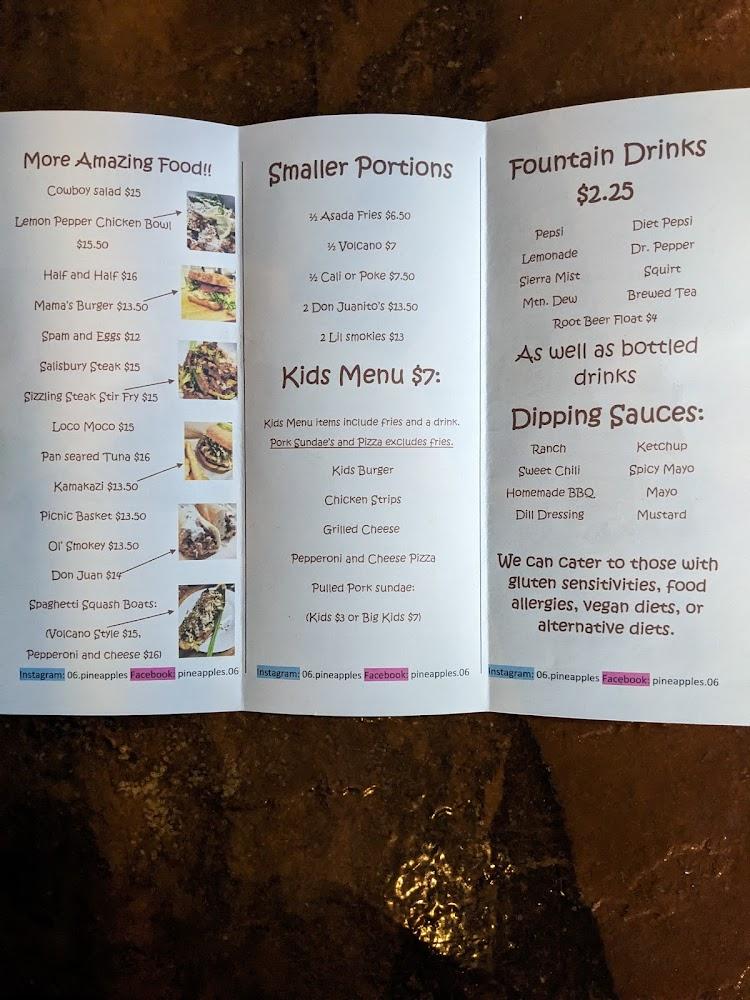 Pineapple's Menu image 3